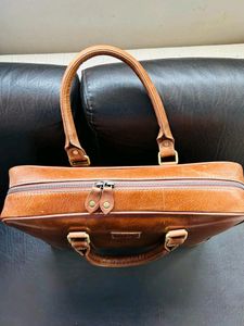 WILD HUNTER LEATHER LAPTOP BAG