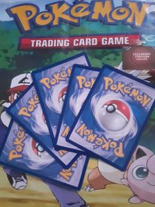 pack of 5 korean real pokemon cards
