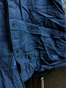 Men's Blue Short Sleeve Shirt