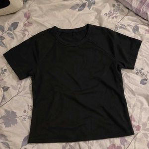 Classic Black Crew Neck Tee