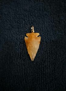 Arrow Head Natural Semi Precious Stone Pendant