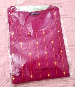Libas Pink Kurta - XS
