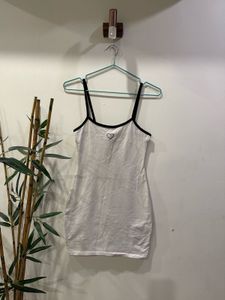 White Mini Slip Dress