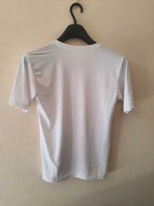 White Gym Crew Neck T-Shirt