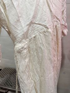 Elegant White Embroidered Dress