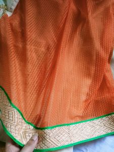 Gorgeous Embroidered Silk Saree