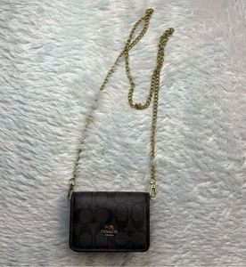 Coach Mini Wallet with Chain
