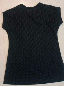 Black Graphic Print T-Shirt