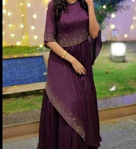 Beautiful Purple Ethnic Gown