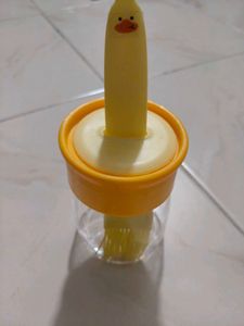Cute Duck Oil Dispenser Brush
