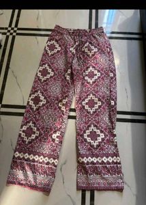 Bohemian Print Palazzo Pants