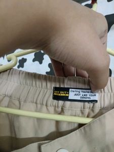 Comfortable Beige Wide Leg Pants