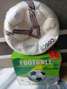 Cosco Platina Leather Men's Footballs, Size 5