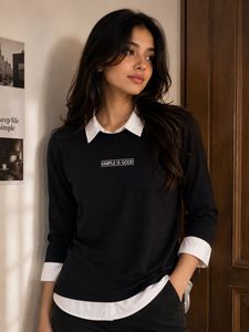 Black & White Layered Top
