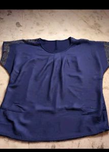 Elegant Teal Flowy Top combo offer