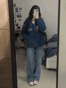 Blue winter hoodie