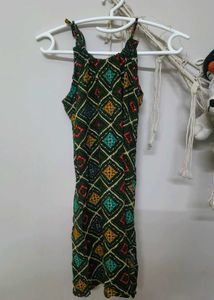 halter neck bandani kurti