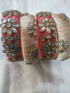 Beautiful Necklace &amp; Handmade Bangles Set