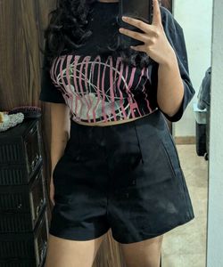 ZARA high waisted shorts