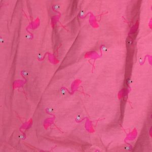 Women’s Flamingo Cotton Pyjama Shorts Neon Pink