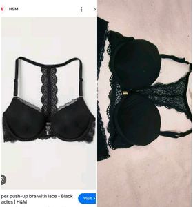 Very Beautiful Soft Paded H&M Bra With Brief