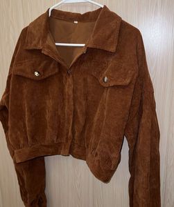 Vintage Cropped Corduroy Jacket