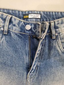 Off Duty Chill In Blue Wide-Leg Jeans | Size 26