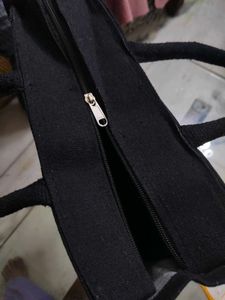 BEAUTIFUL (Rangoli) CANVAS BLACK TOTE/GIFTING BAG