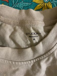 Classic Beige Graphic T-Shirt