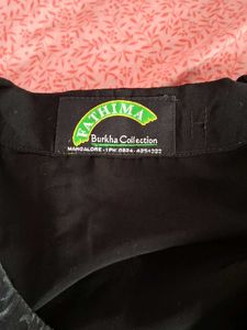 Elegant Black  burqa