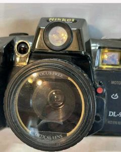 vintage canon DL 9000 camera flash reduction motor