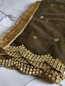 Embellished Net Dupatta