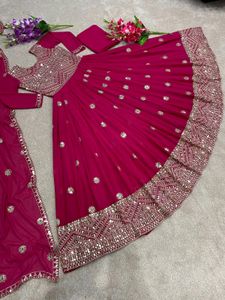 Pink Embroidered Anarkali Dress