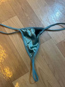 Teal Thong Panty