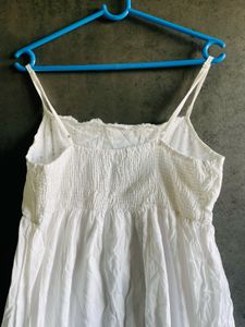 White Sundress with Lace Detail