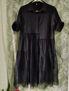 korean Tiered Midi Dress
