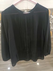 Black Transparent Top