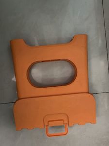 Orange Foldable Stool