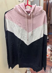 H&M Block Chevron Hoodie