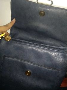 Stylish Navy Blue Crossbody Bag