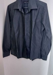 Men's Blue Casual Slim Shirt