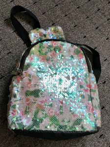 Sequin Floral Mini Backpack