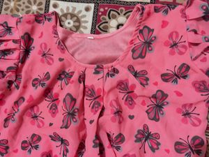 pink floral top