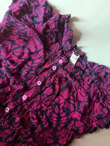 Boho Floral Print top