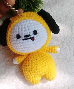 Amigurumi Bt21 Chimmy Keychain/bag Charm