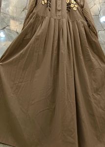 Elegant Embroidered Abaya