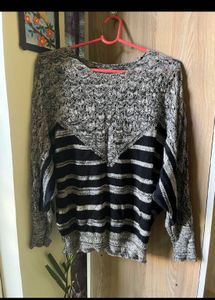 B1G1 Striped Knit Sweater