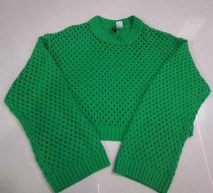 H&M Green Knit Crop Sweater