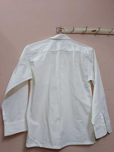 Men's White Button-Down Shirt