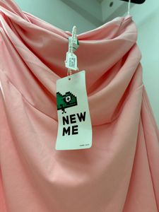 Pretty Pink Draped Aline Skirt
